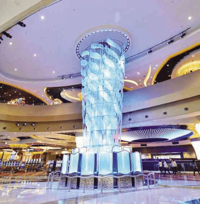 City of Dreams Siren Waterfall